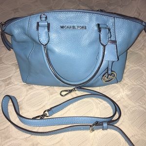 Baby blue Michael Kors handbag